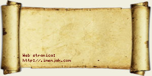 Janko Pribanović vizit kartica